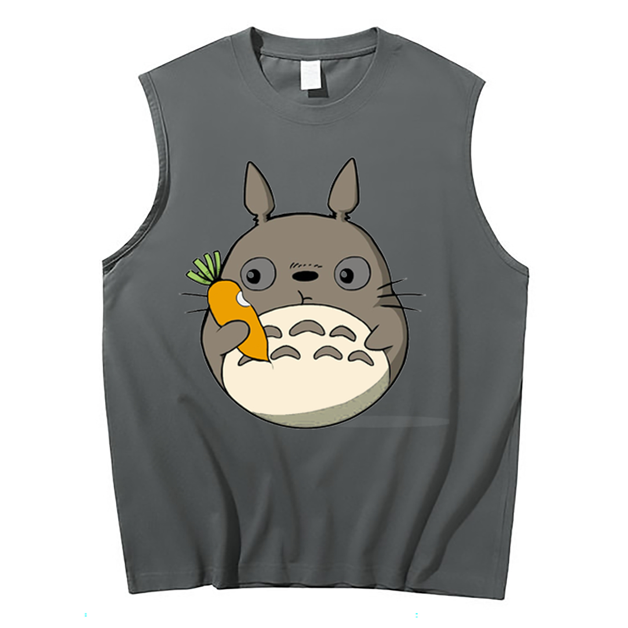 （画像用） となりのトトロ 草壁メイ 草壁サツキ My Neighbor Totoro Satsuki Kusakabe Mei Kusakabe コットン100％タンクトップ（フロントプリント）